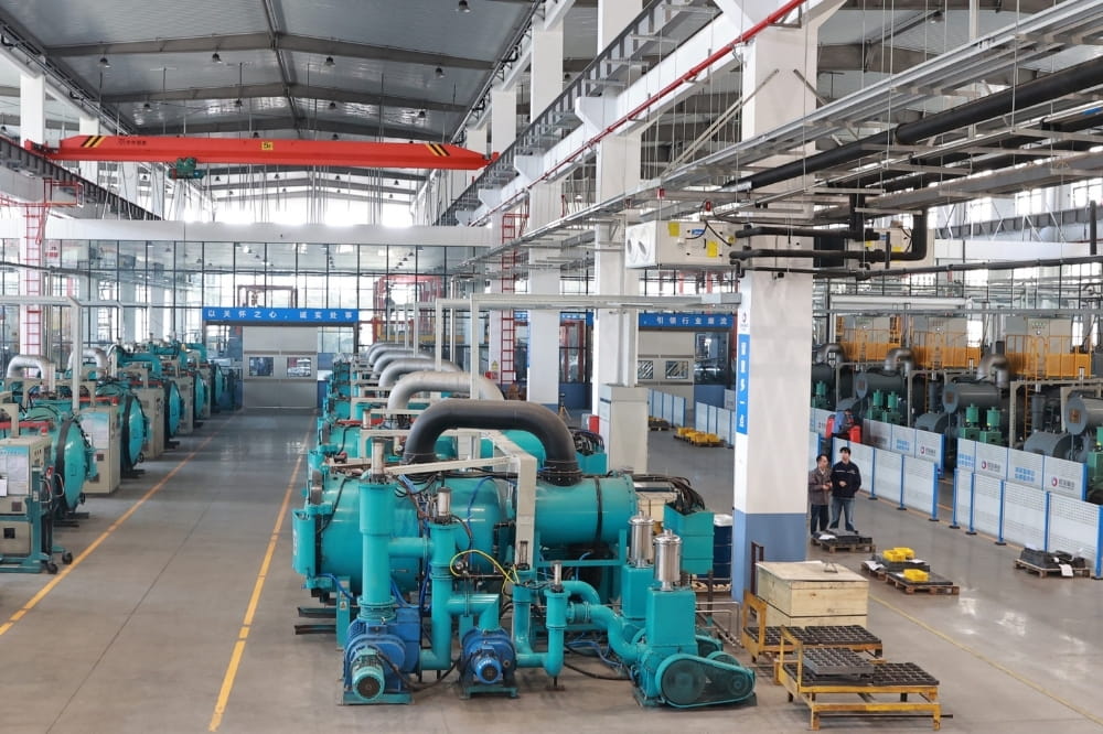 Inside the magnet factory